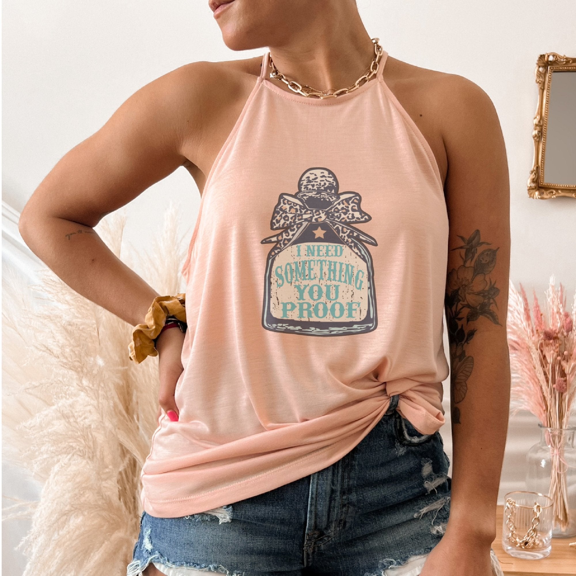 I Need Something You Proof Tank Top - Trendznmore
