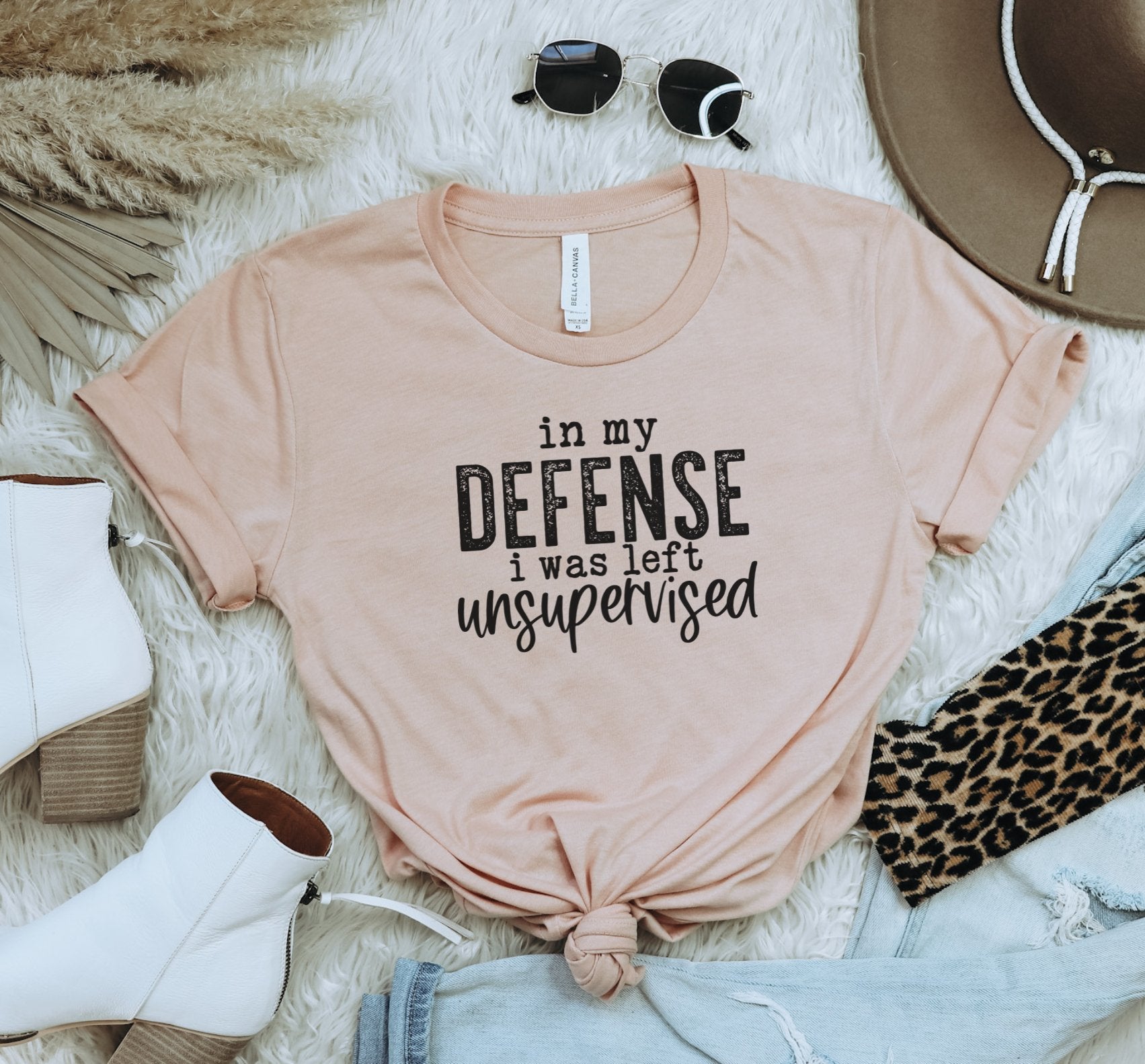 I Was Left Unsupervised Graphic T-Shirt - Trendznmore