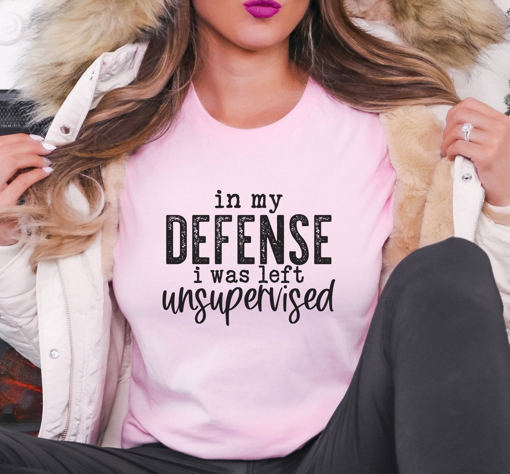 I Was Left Unsupervised Graphic T-Shirt - Trendznmore