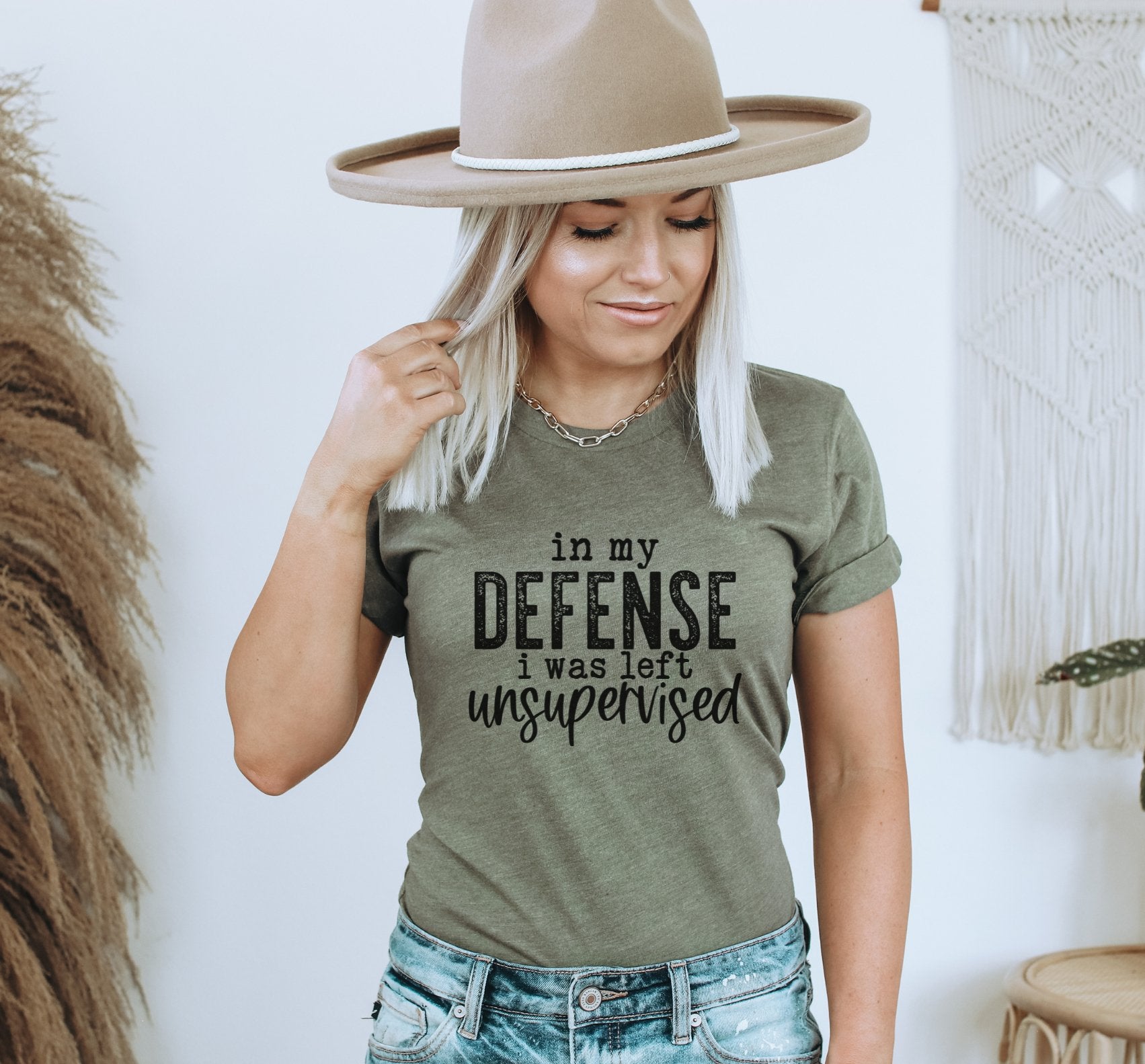 I Was Left Unsupervised Graphic T-Shirt - Trendznmore