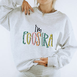 I'm Eggstra Easter Crewneck Sweatshirt - Trendznmore