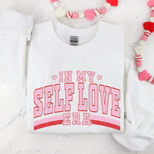 In My Self Era Valentines Graphic Sweatshirt - Trendznmore
