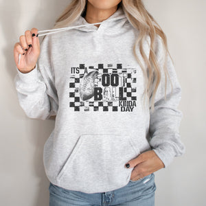 It's a Football Kind of Day Graphic Hoodie - Trendznmore