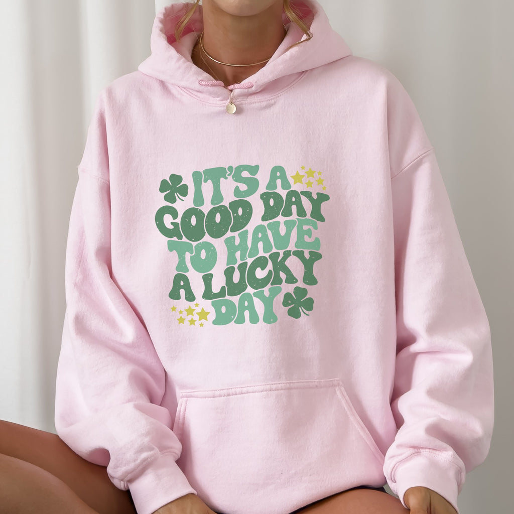 It's a Good Day to Have a Lucky Day St. Patrick's Day Crewneck Hoodie - Trendznmore