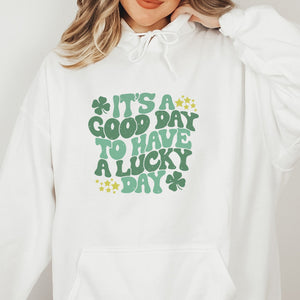 It's a Good Day to Have a Lucky Day St. Patrick's Day Crewneck Hoodie - Trendznmore