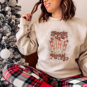 Jingle Bell Rockin Crewneck Sweatshirt - Trendznmore