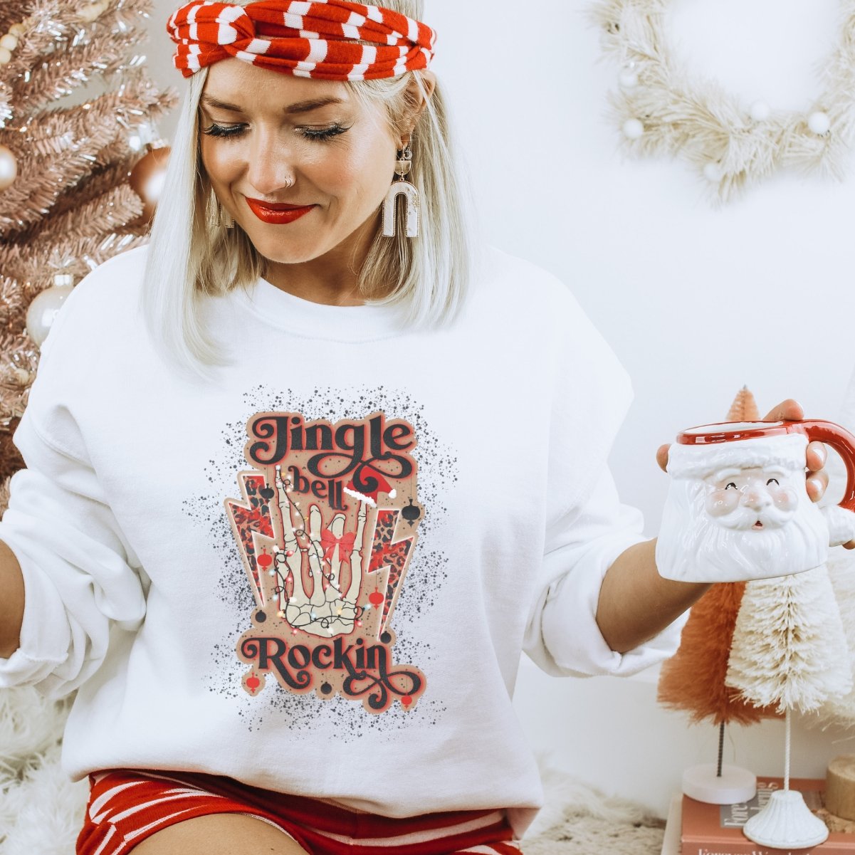 Jingle Bell Rockin Crewneck Sweatshirt - Trendznmore