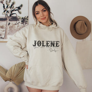 Jolene You Can Have Him Classic Country Western Hoodie - Trendznmore