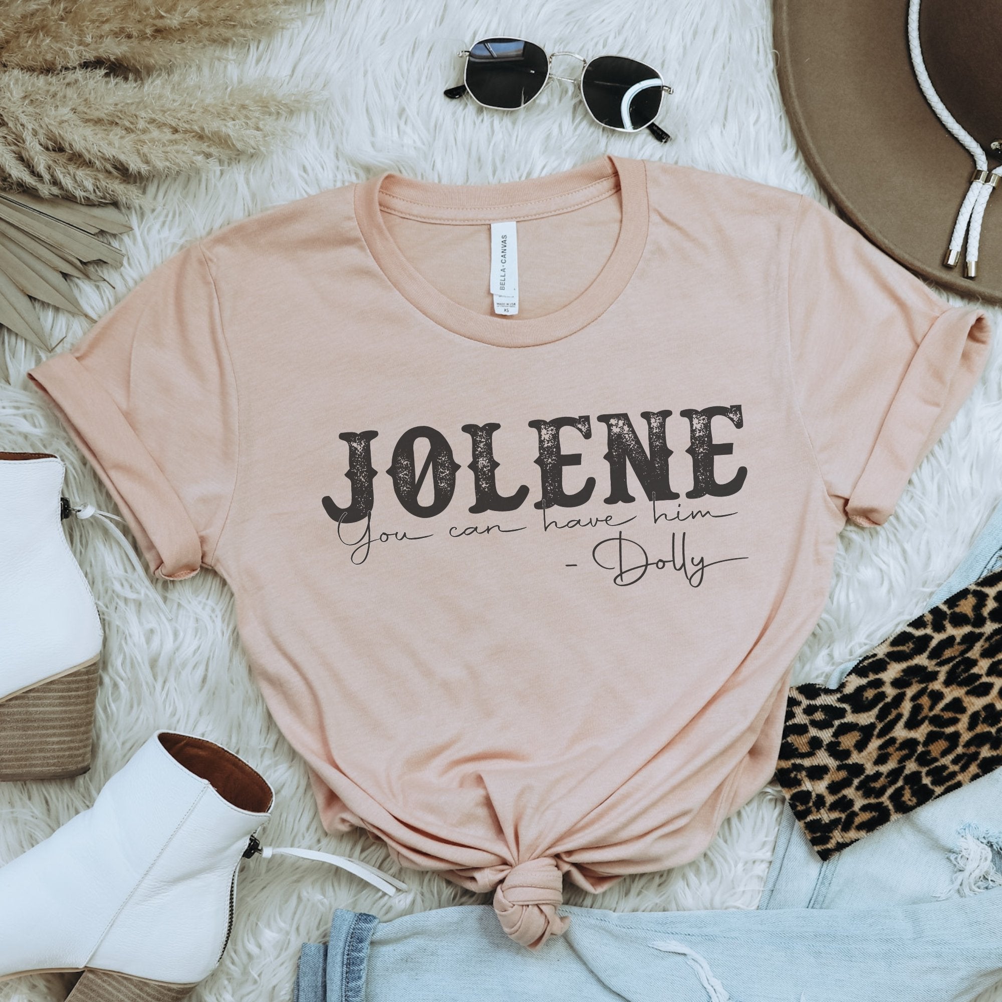 Jolene You Can Have Him Western Graphic T-Shirt - Trendznmore