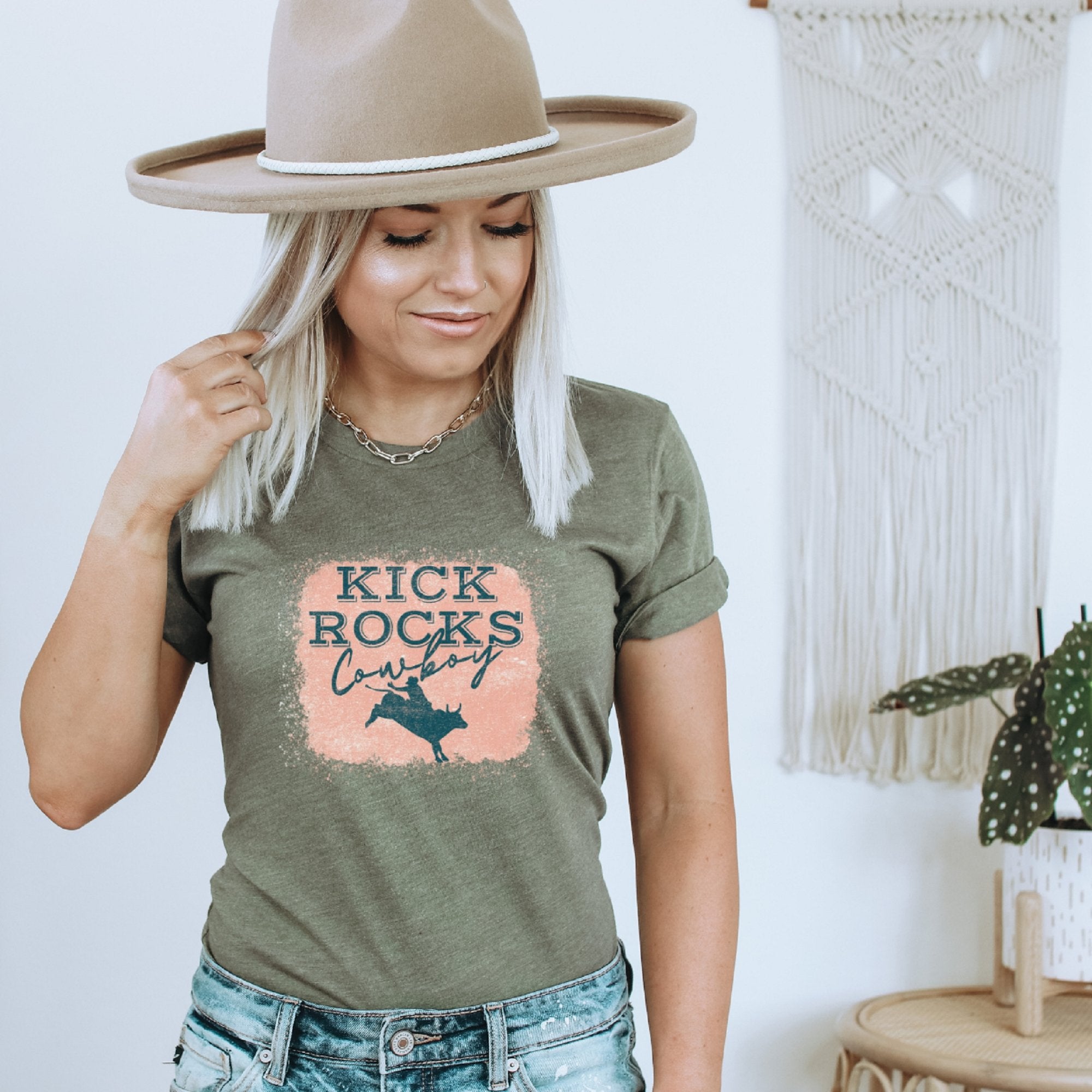 Kick Rocks Cowboy T-Shirt - Trendznmore