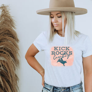 Kick Rocks Cowboy T-Shirt - Trendznmore