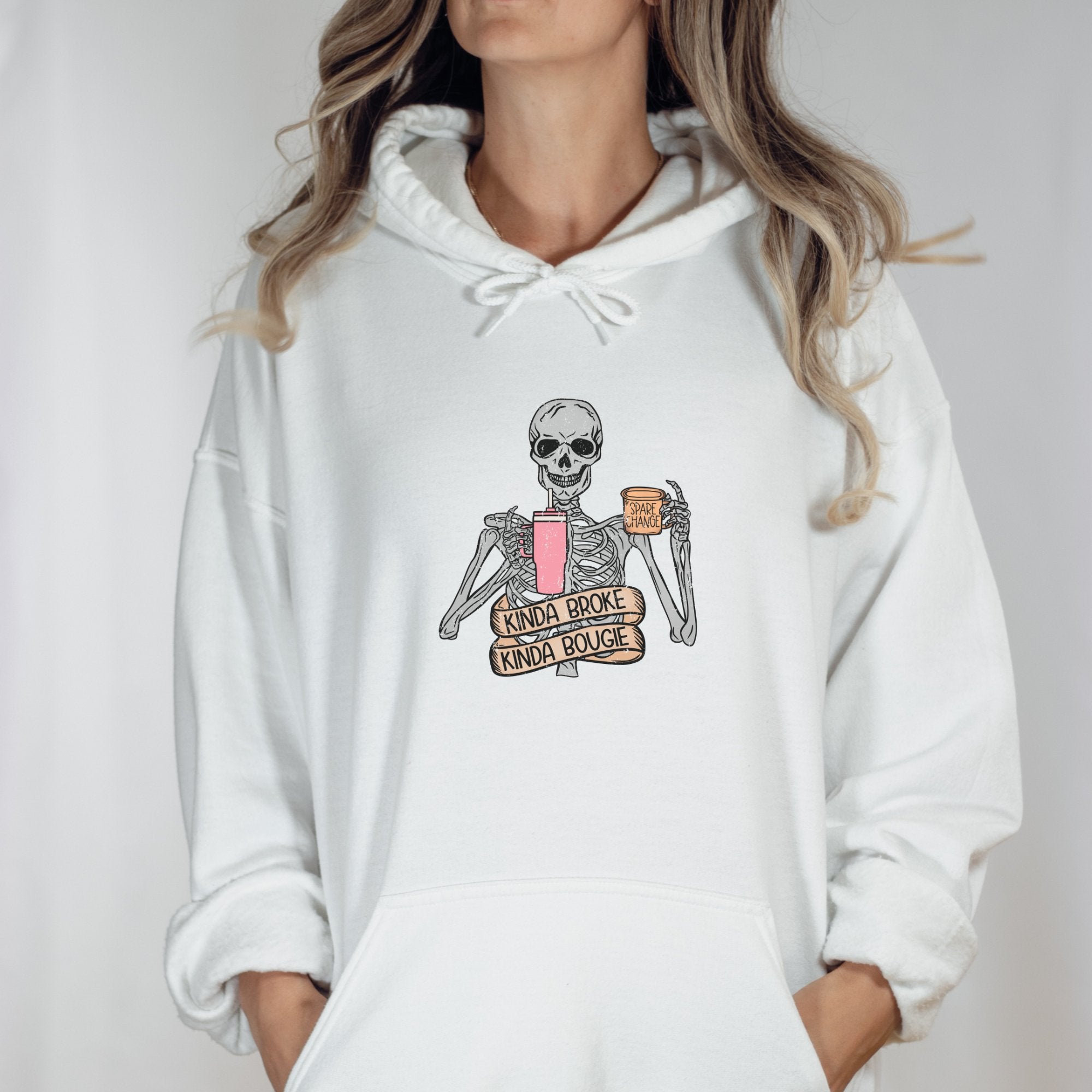 Kinda Broke Kinda Bougie Hoodie - Trendznmore