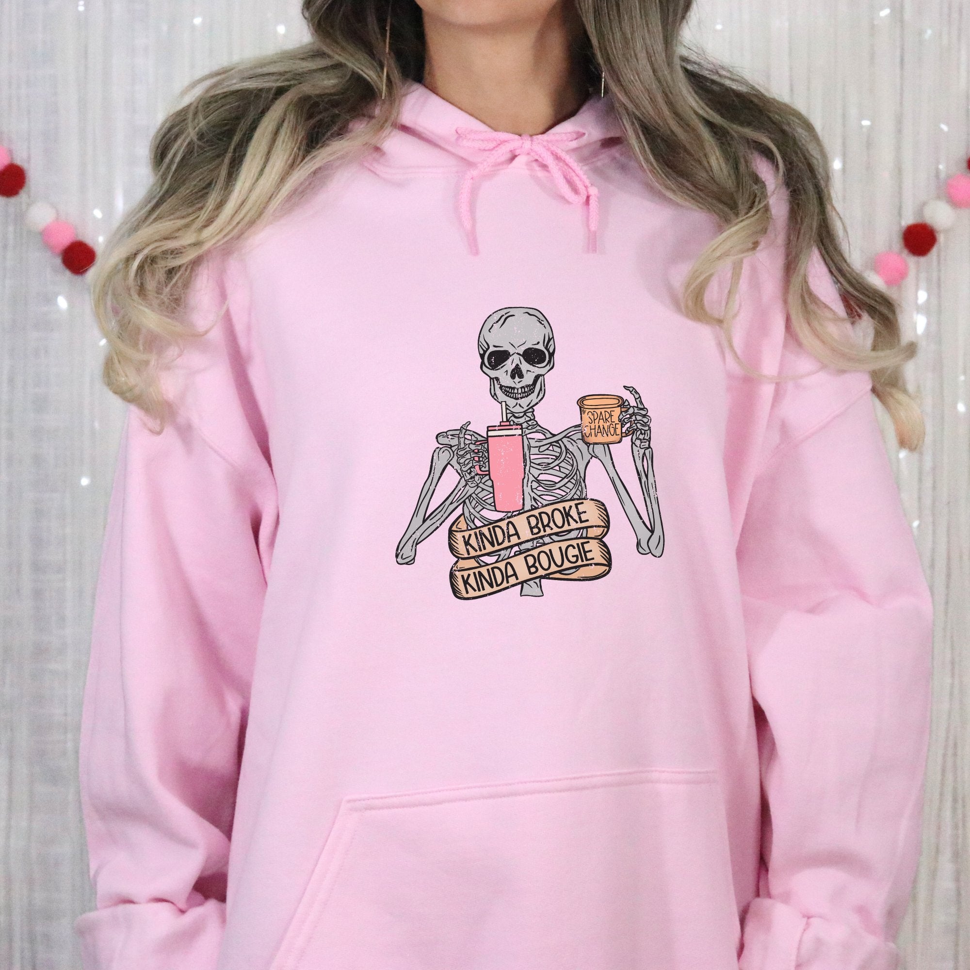 Kinda Broke Kinda Bougie Hoodie - Trendznmore