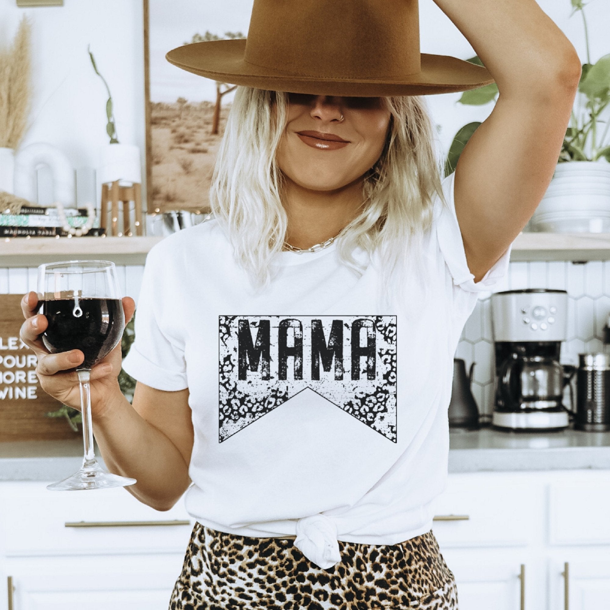 Leopard Grunge Mama T-Shirt - Trendznmore