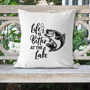 Life is Better at the Lake Pillow Cover - Trendznmore