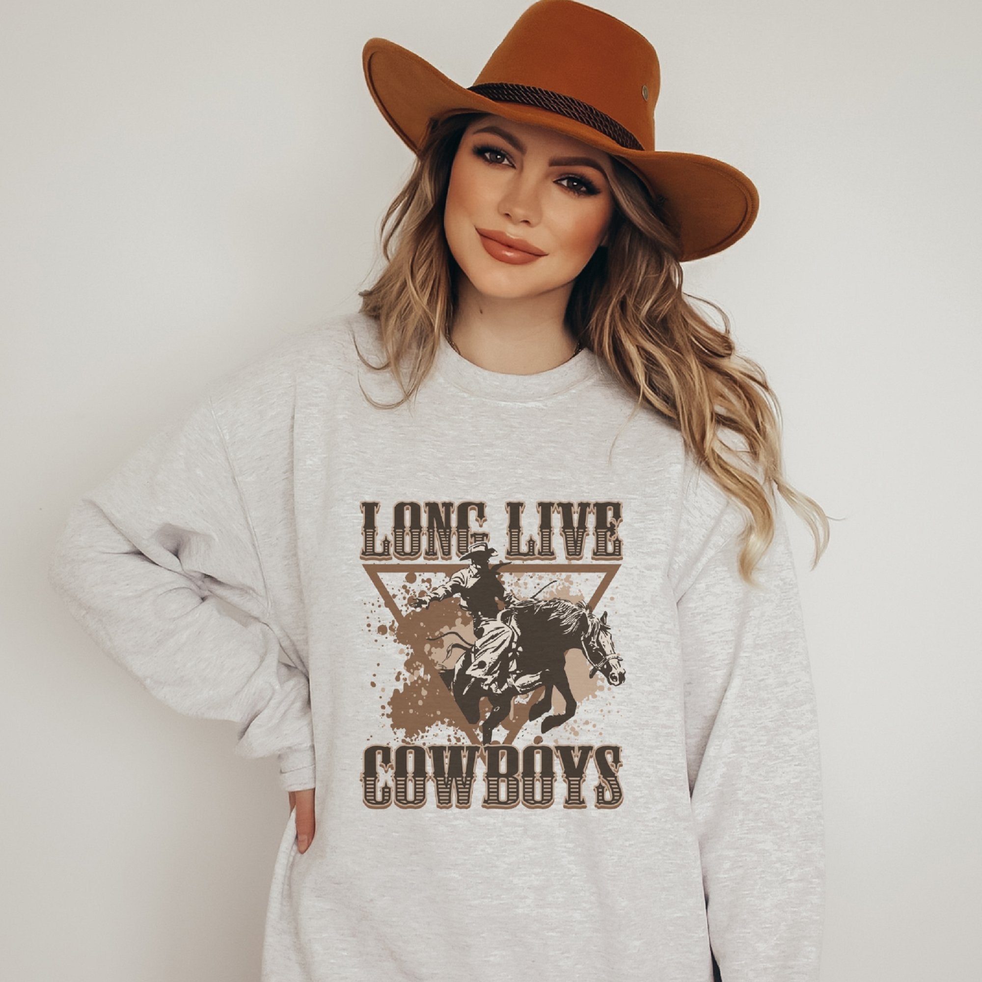 Long Live Cowboys Crewneck Sweatshirt – Trendznmore
