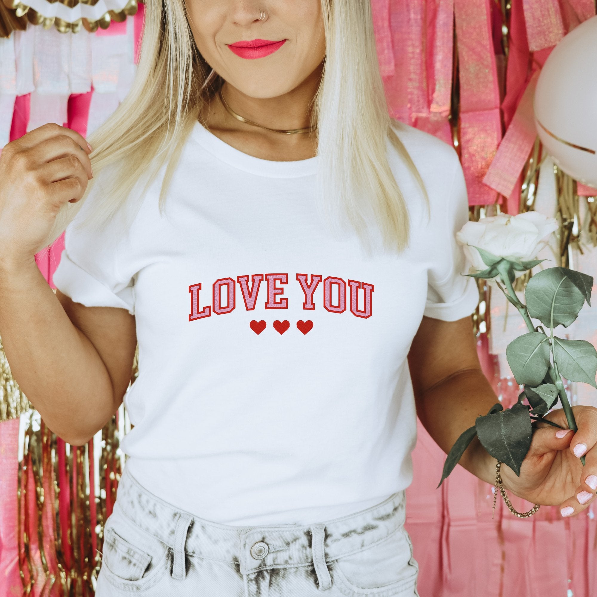 Love You Valentine Graphic T-Shirt - Trendznmore