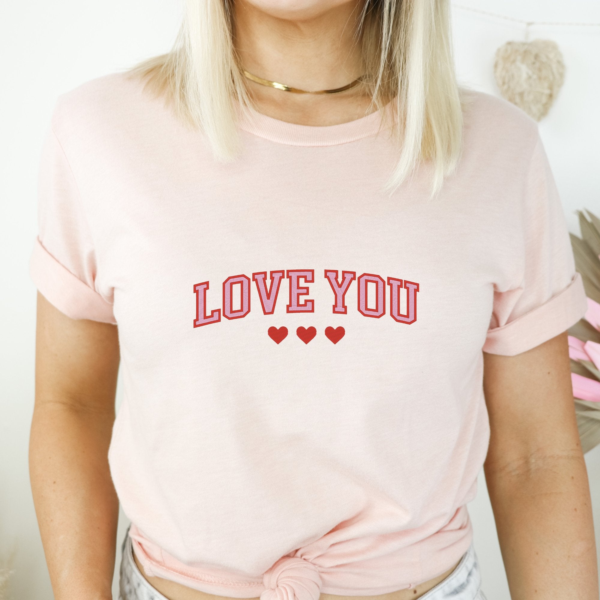 Love You Valentine Graphic T-Shirt - Trendznmore