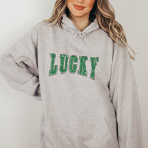 Lucky Distressed St. Patrick's Day Hoodie - Trendznmore