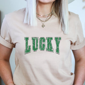 Lucky Distressed St. Patrick's Day T-Shirt (S-2XL) - Trendznmore