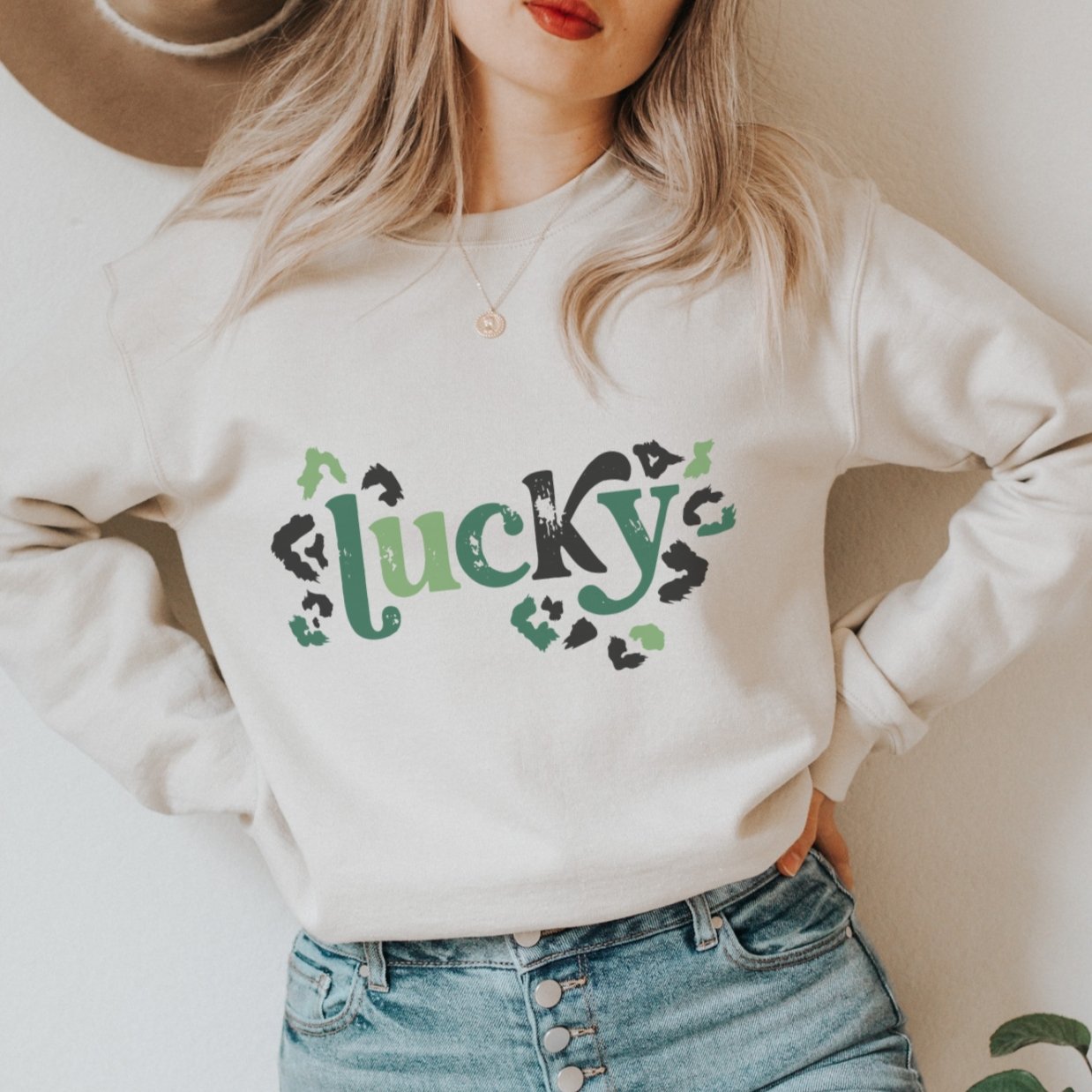 Lucky St. Patrick's Day Crewneck Sweatshirt (S-2XL) - Trendznmore