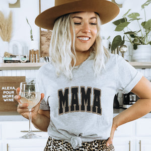 Mama Black w/ Cheetah T-Shirt - Trendznmore