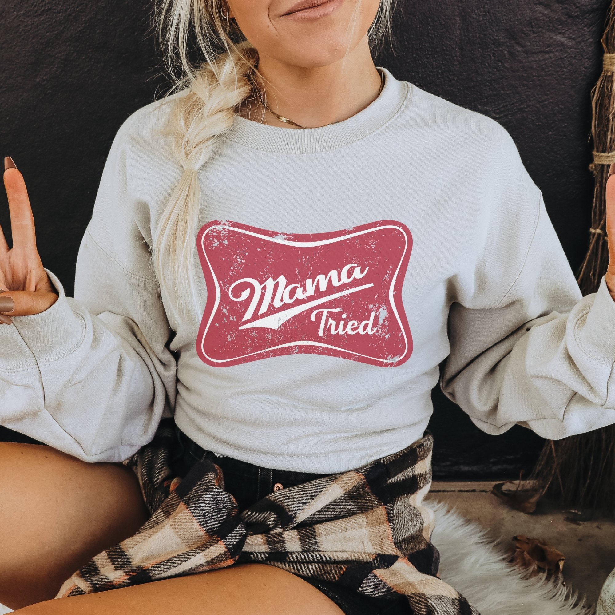 Mama Tried Country Western Crewneck Sweatshirt - Trendznmore