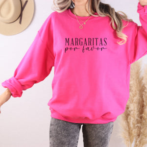 Margaritas Por Favor Crewneck Sweatshirt - Trendznmore
