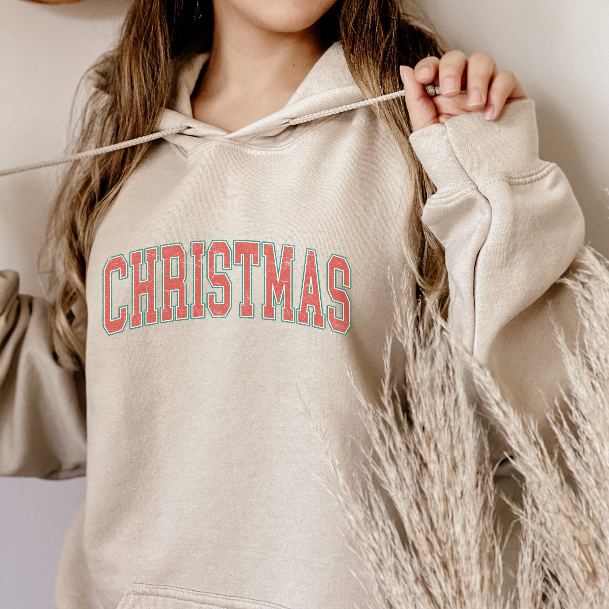 Merry Varsity Christmas Hoodie - Trendznmore