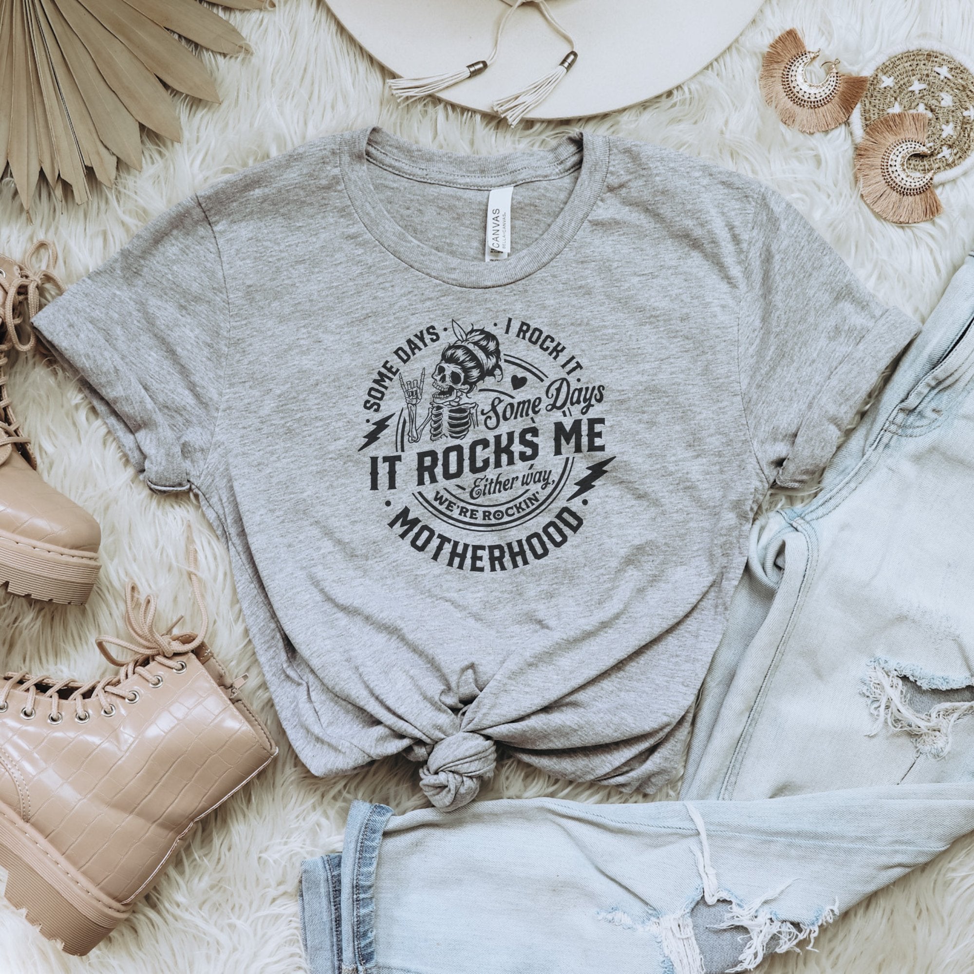 Motherhood, It Rocks Me T-Shirt - Trendznmore