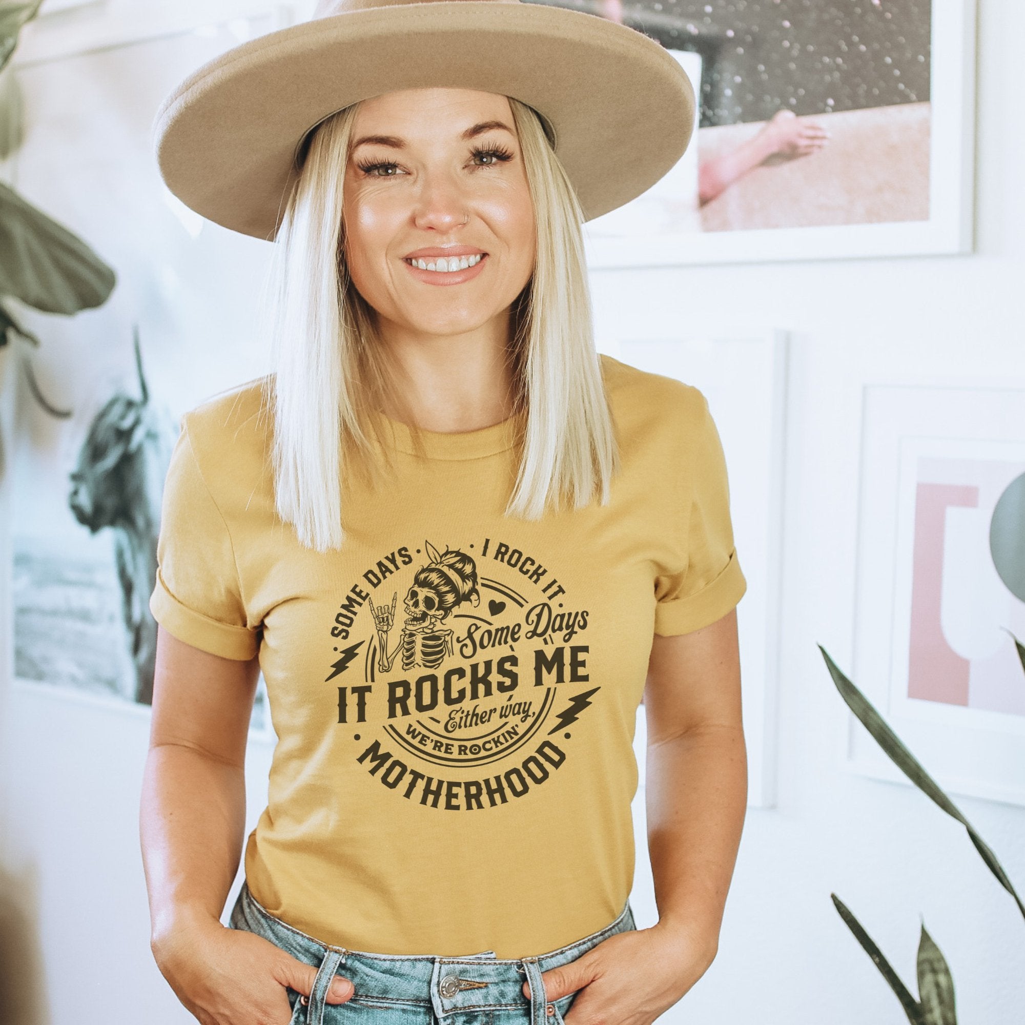 Motherhood, It Rocks Me T-Shirt - Trendznmore