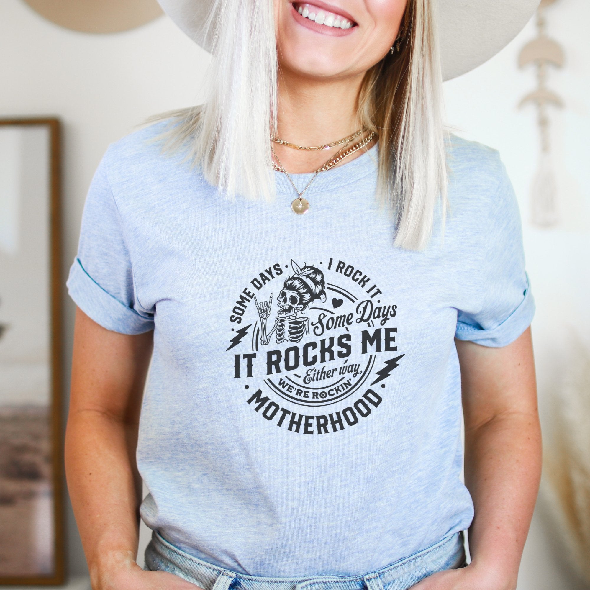 Motherhood, It Rocks Me T-Shirt - Trendznmore