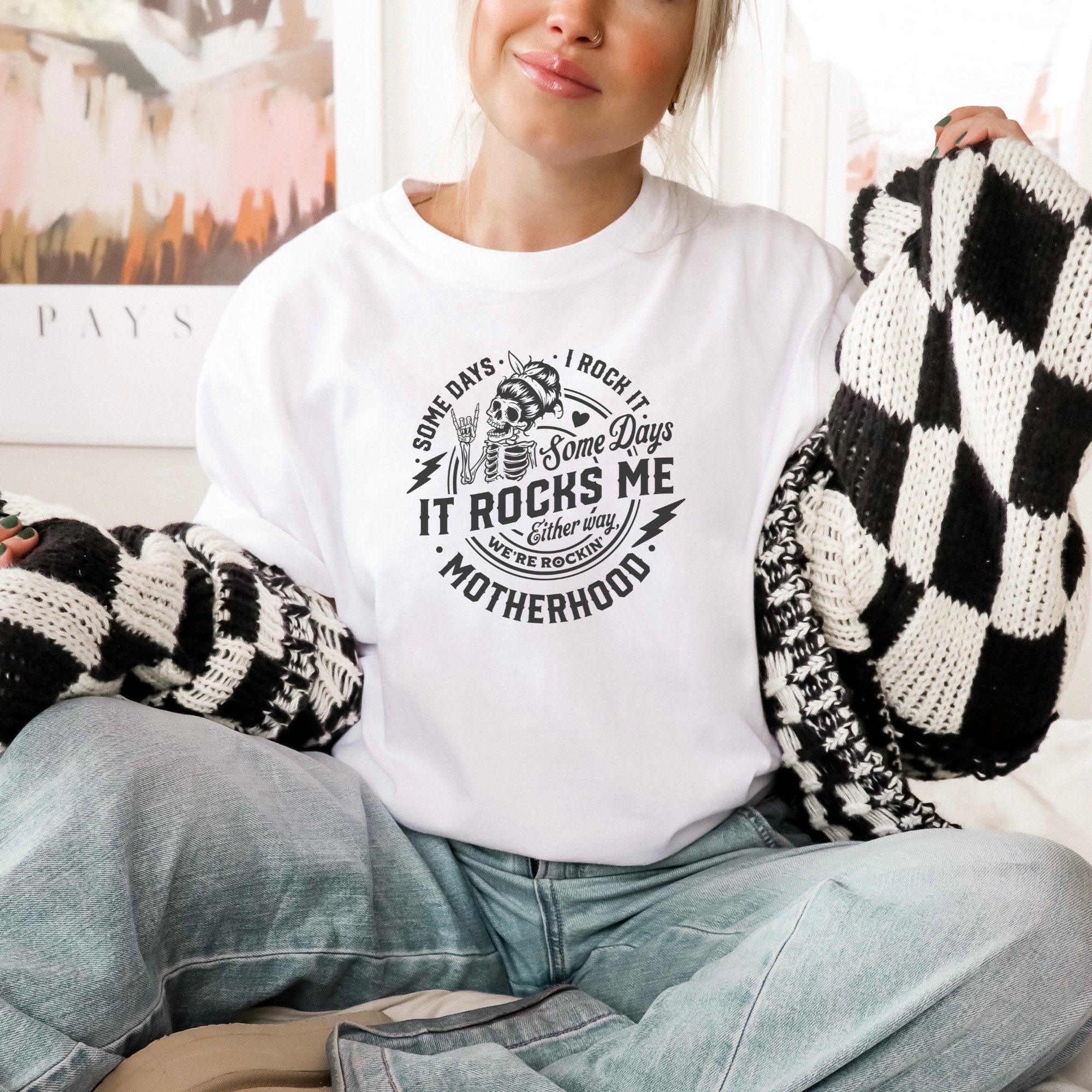 Motherhood, It Rocks Me T-Shirt - Trendznmore