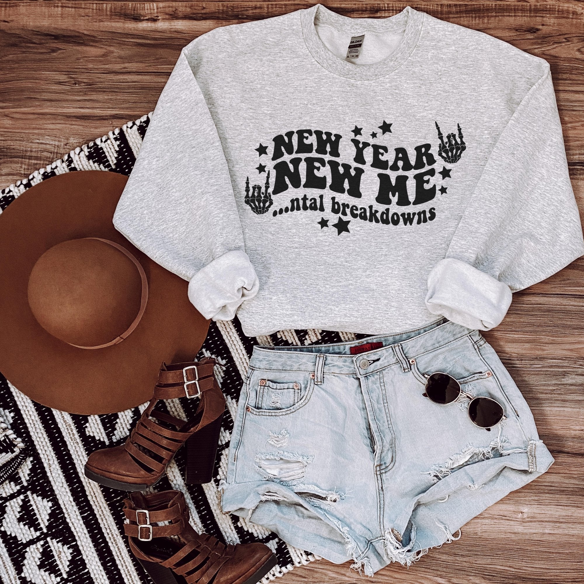 New Year New Mental Breakdown Sweatshirt - Trendznmore