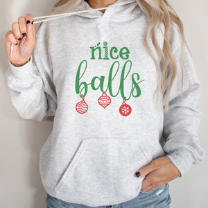 Nice Balls Christmas Hoodie - Trendznmore