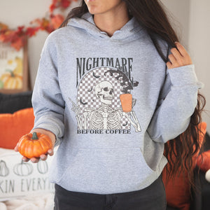 Nightmare Before Coffee Halloween Hoodie - Trendznmore