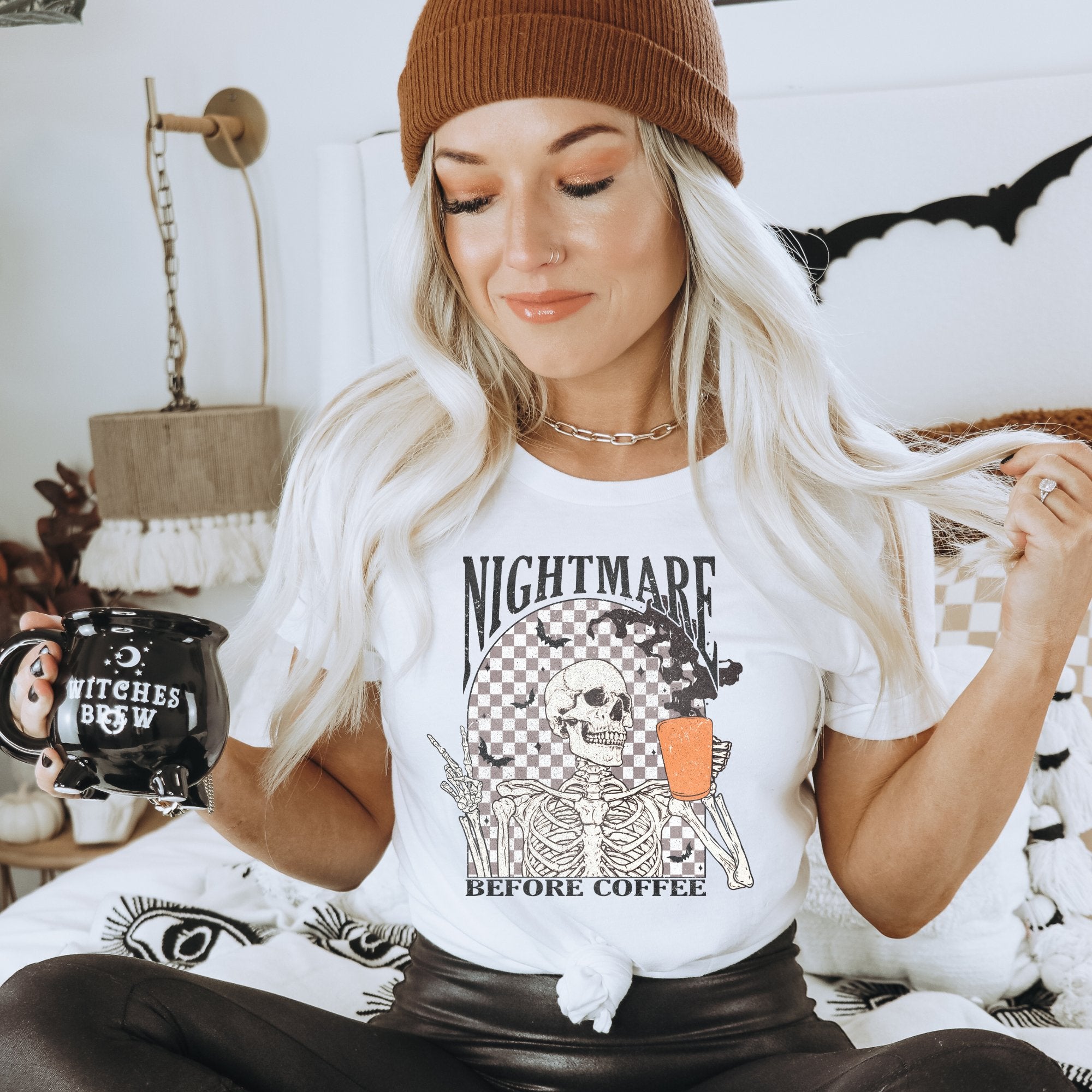 Nightmare Before Coffee Halloween T-Shirt - Trendznmore