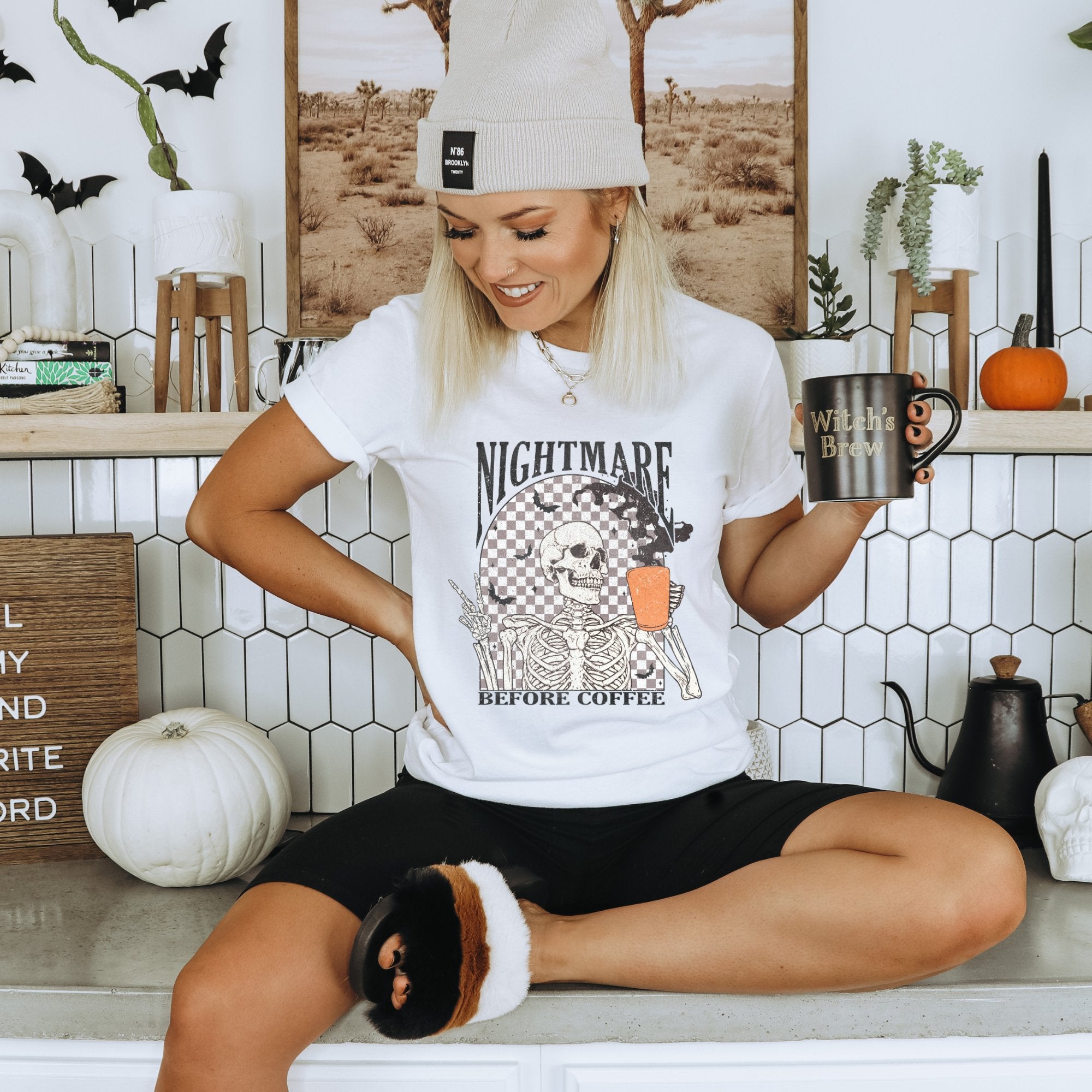 Nightmare Before Coffee Halloween T-Shirt - Trendznmore