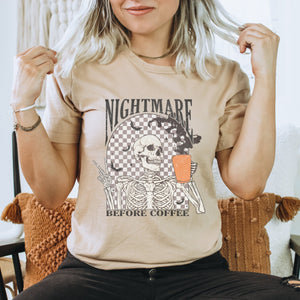 Nightmare Before Coffee Halloween T-Shirt - Trendznmore