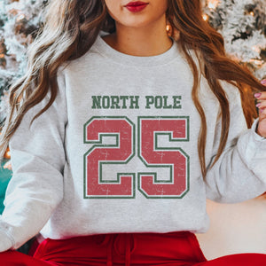 North Pole 25 Christmas Sweatshirt - Trendznmore