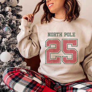 North Pole 25 Christmas Sweatshirt - Trendznmore