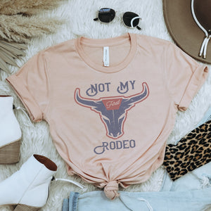 Not my First Rodeo Western Skull T-Shirt - Trendznmore
