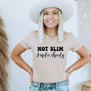 Not Slim Kinda Shady T-Shirt - Trendznmore