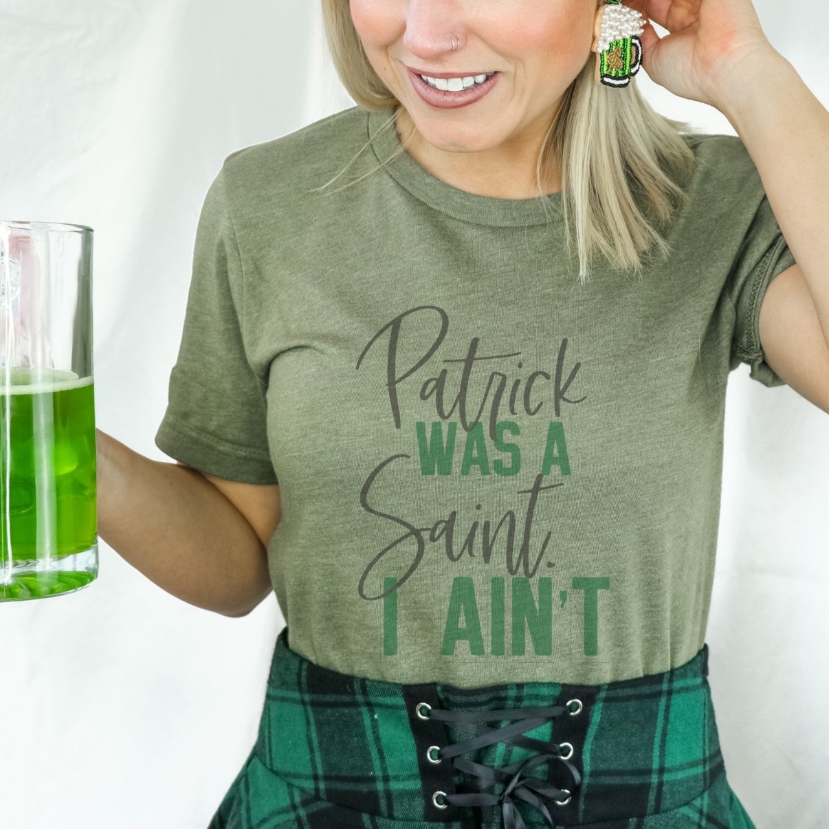 Patrick was a Saint I Ain't St. Patrick's Day T-Shirt (S-2XL) - Trendznmore