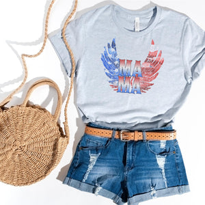Patriotic Mama Wings T-Shirt - Trendznmore