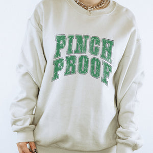 Pinch Proof Funny St. Patrick's Day Crewneck Sweatshirt (S-2XL) - Trendznmore