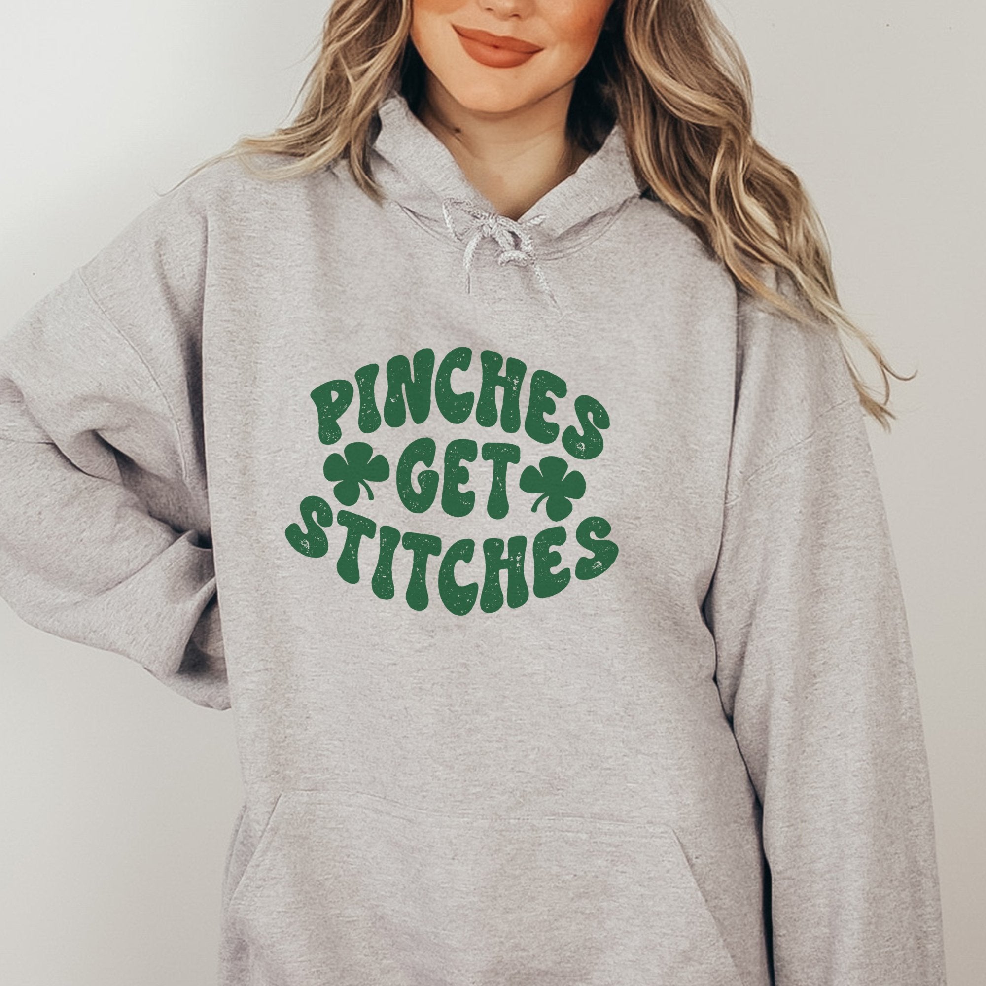 Pinches get Stitches Funny St. Patrick's Day Hoodie - Trendznmore