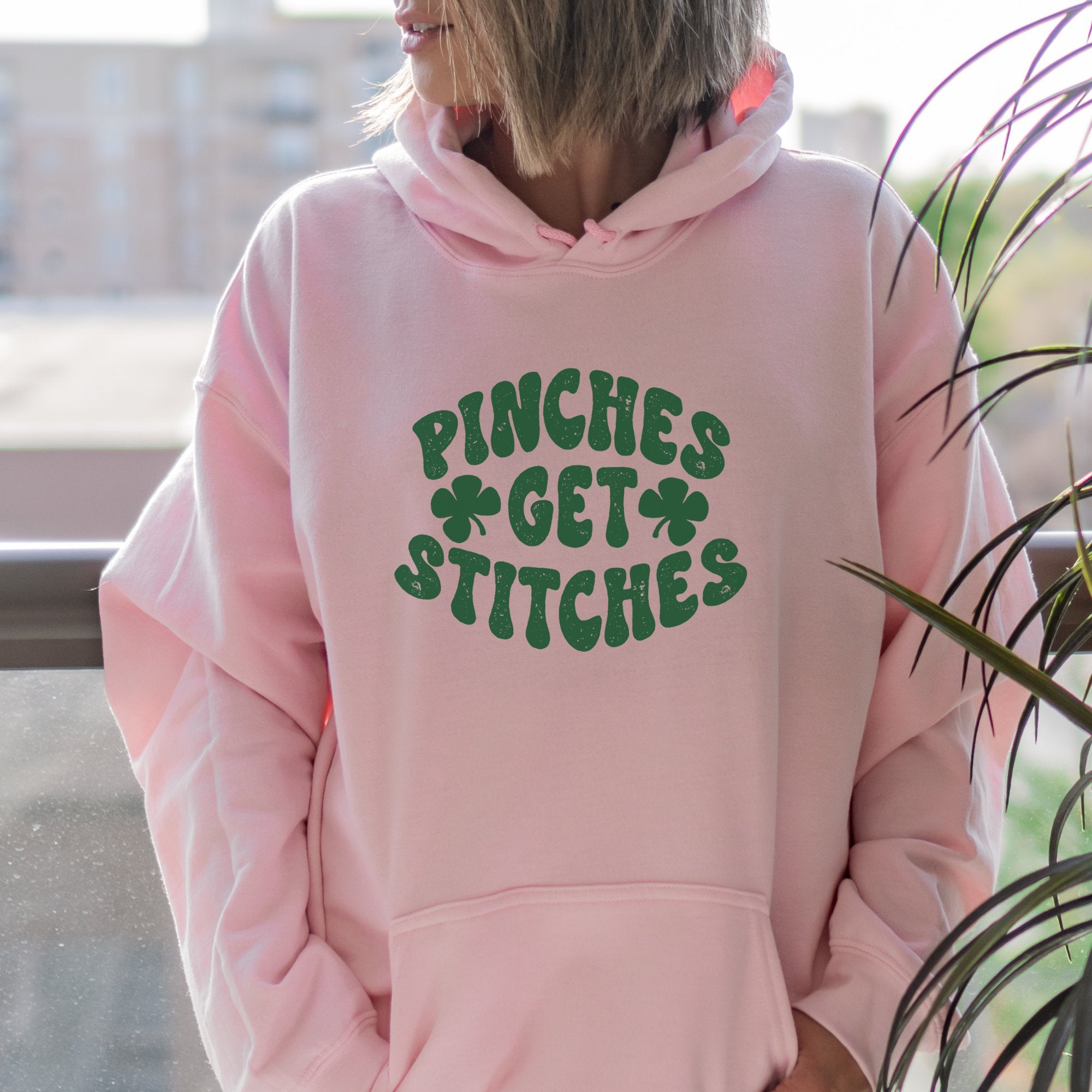 Pinches get Stitches Funny St. Patrick's Day Hoodie - Trendznmore