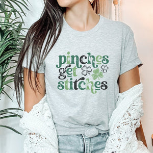 Pinches Get Stitches St. Patrick's Day T-Shirt - Trendznmore