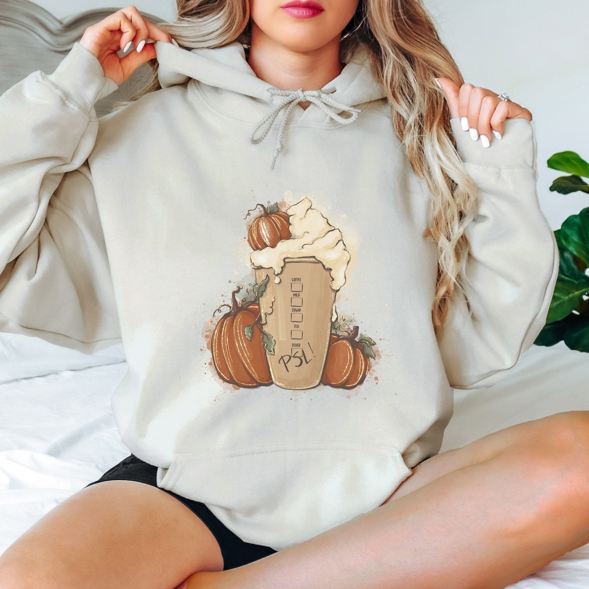 PSL Fall Coffee Lovers Graphic Hoodie - Trendznmore